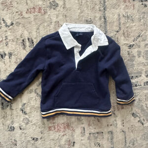 Boys 2T Janie & Jack Navy Rugby Sweatshirt